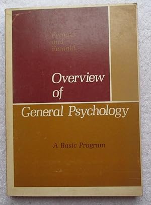 Seller image for Overview of General Psychology - A Basic Program for sale by Glenbower Books