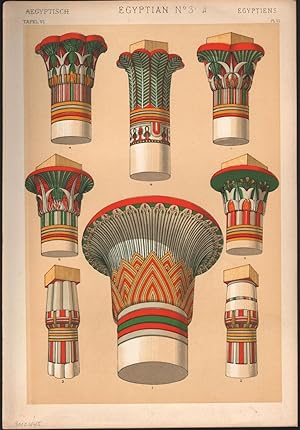 Egyptian No. 3A. (PRINT) (GRAMMAR OF ORNAMENT)