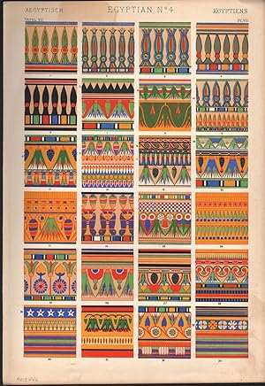 Egyptian No. 4. (PRINT) (GRAMMAR OF ORNAMENT)