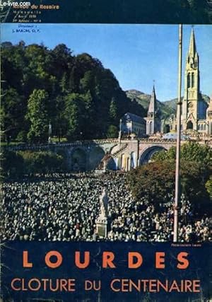 Seller image for REVUE DU ROSAIRE N4 : Lourdes cloture du centenaire for sale by Le-Livre