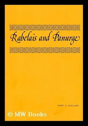 Seller image for Rabelais and Panurge : a psychological approach to literary character for sale by MW Books