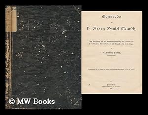 Seller image for Denkrede auf D. Georg Daniel Teutsch for sale by MW Books