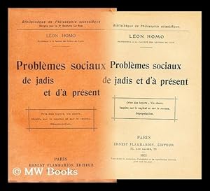 Seller image for Problemes sociaux de jadis et d'a present for sale by MW Books Ltd.