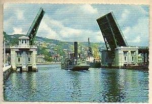 Imagen del vendedor de Tarjeta Postal: 2214. BILBAO. Puente basculante del Generalsimo. a la venta por angeles sancha libros