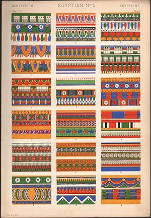 Egyptian No. 5. (PRINT) (GRAMMAR OF ORNAMENT)