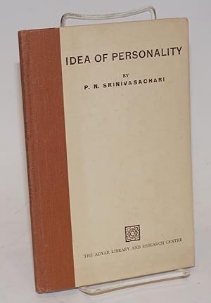 Imagen del vendedor de Idea of Personality. Dr. Annie Besant Memorial Endowment Lectures, University of Madras a la venta por Bolerium Books Inc.