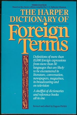 Seller image for HARPER DICTIONARY OF FOREIGN TERMS for sale by Gibson's Books