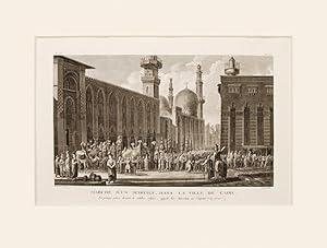 Imagen del vendedor de Marche d'un mariage dans la ville du Caire. La Pompe passe devant le celebre difice, appel El Maristan ou l'hpital (des foux). Plate 63. a la venta por Peter Harrington.  ABA/ ILAB.