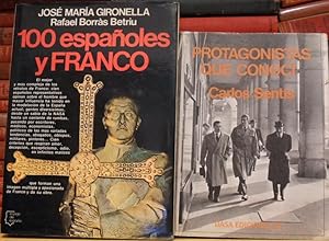 Seller image for Protagonistas que conoc + 100 espaoles y Franco(2 libros) for sale by Libros Dickens