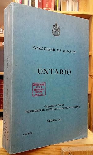 Gazetteer of Canada: Ontario