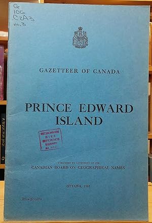 Gazetteer of Canada: Prince Edward Island