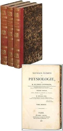 Bild des Verkufers fr Nouveaux Elmens de Physiologie (Elements of Physiology) Three volume set zum Verkauf von Between the Covers-Rare Books, Inc. ABAA