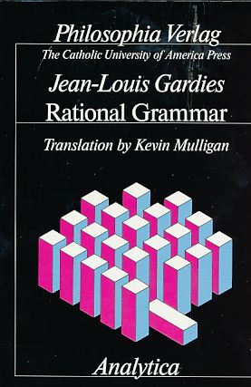 Bild des Verkufers fr Rational grammar. Transl. by Kevin Mulligan, Analytica. zum Verkauf von Fundus-Online GbR Borkert Schwarz Zerfa