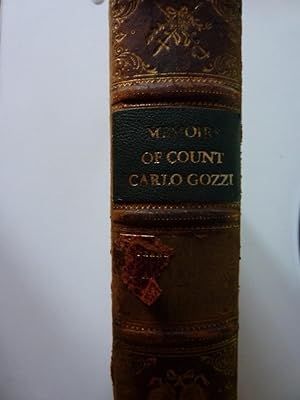 "THE MEMOIRS OF COUNT CARLO GOZZI, Translated into English by JOHN ADDINGTON SIMMONS. With Essays...