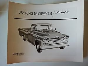 "1958 Chevrolet Truck Catalog Art - Model 3104 PICKUPS"