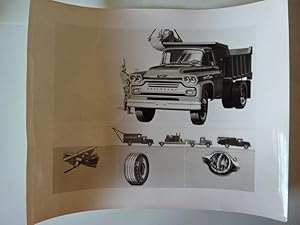 "1958 CHEVROLET TRUCK CATALOG ART - MODEL 4403"