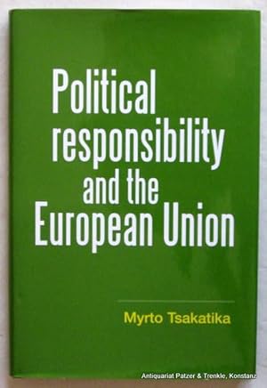 Image du vendeur pour Political Responsibility and the European Union. Manchester, Manchester UP, 2008. IX, 150 S. Or.-Pp. mit Schutzumschlag. (ISBN 9780719075155). mis en vente par Jrgen Patzer