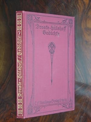 Imagen del vendedor de Gedichte in Auswahl. Auswahl und (biographische) Einfhrung von Hans Amelungk. Mit einem Schattenriss (Titelvignette) und einer Anfangsvignette von Dora Brandenburg-Polster. a la venta por Antiquariat Tarter, Einzelunternehmen,