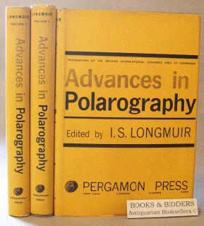Image du vendeur pour Advances in Polarography: Proceedings of the Second International Congress Held at Cambridge 1959 (Three volumes) mis en vente par Books & Bidders Antiquarian Booksellers