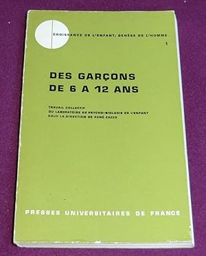 Image du vendeur pour DES GARCONS DE 6 A 12 ANS mis en vente par LE BOUQUINISTE