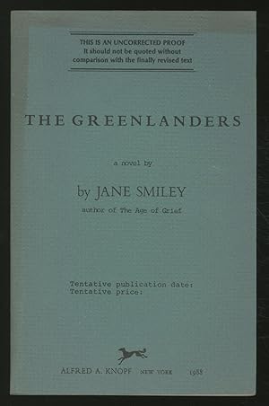 Bild des Verkufers fr The Greenlanders zum Verkauf von Between the Covers-Rare Books, Inc. ABAA
