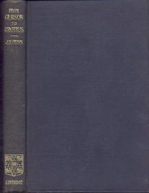 Bild des Verkufers fr Studies of Political Thought from Gerson to Grotius 1414-1625. The Birkbeck Lectures, delivered in Trinity College Cambridge, 1900. 2nd corr. edition. Reprint. zum Verkauf von Antiquariat Kaner & Kaner GbR