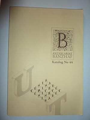 "ANTIQUARIAT BANZHAF Katalog No 44"
