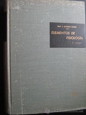 Imagen del vendedor de ELEMENTOS DE FISIOLOGA a la venta por Librera Maestro Gozalbo