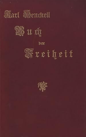 Immagine del venditore per Buch der Freiheit. venduto da Georg Fritsch Antiquariat