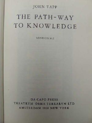 Seller image for The Path-Way To Knowledge for sale by Kennys Bookstore