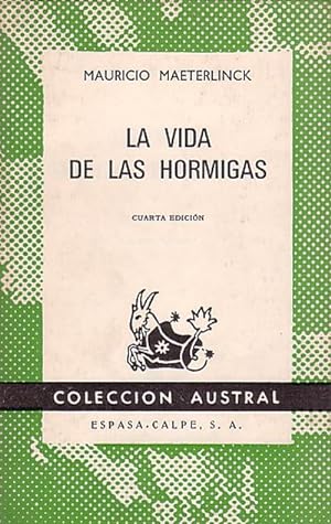 Imagen del vendedor de LA VIDA DE LAS HORMIGAS a la venta por Librera El Astillero