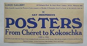 50 Gay Inexpensive Posters From Chéret to Kokoschka. Philip Granville requests the pleasure of yo...