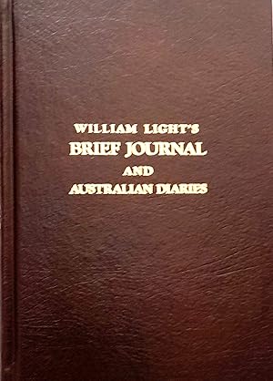 William Light's Brief Journal and Australian Diaries.