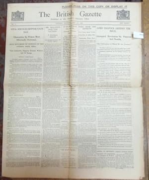 Image du vendeur pour The British Gazette. Published by His Majesty s Stationery Office. No. 5, London, Monday , May 10, 1926. mis en vente par Antiquariat Carl Wegner