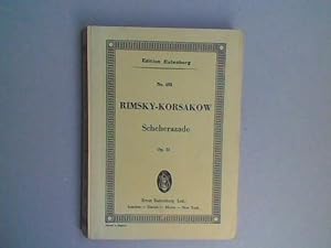 Image du vendeur pour Scheherazade d'aprs "Mille et une nuits". Suite symphonique pour orchestre Op. 35 mis en vente par Librairie de la Garenne