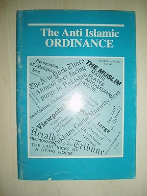 The Anti-Islamic Ordinance. Part One.