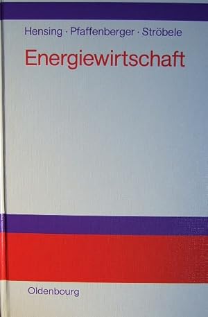 Immagine del venditore per Energiewirtschaft. Einfhrung in Theorie und Politik. venduto da Antiquariat Blschke