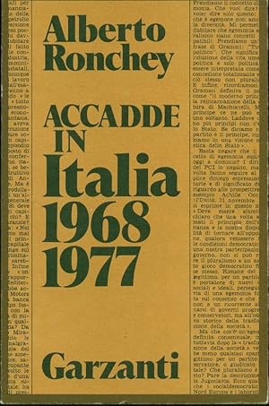 Image du vendeur pour Accadde in Italia (1968-1977) mis en vente par Book Dispensary