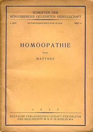 Homöopathie.