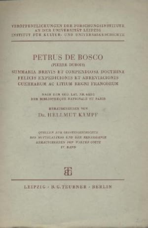 Summaria brevis et compendiosa doctrina felicis expedicionis et abreviacionis guerrarum ac litium...