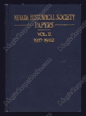 Nevada Historical Society Papers 1917-1920 [Vol. II]