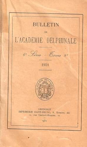 Bulletin de L'Académie delphinale.6e série.Tome 2