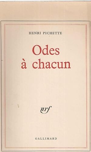 Odes à Chacun