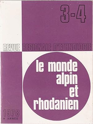 Le Monde Alpin et Rhodanien.3-4