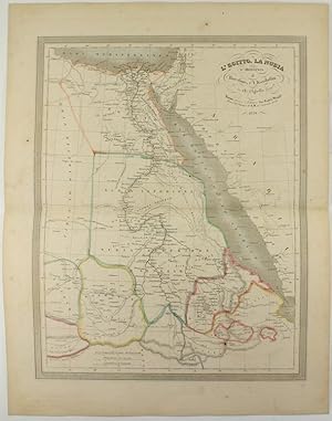 L'EGITTO, LA NUBIA, L'ABISSINIA, IL DAR-FOUR, E 'L KORDOFAN - 1850.: