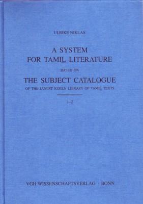 A System of Tamil Literature