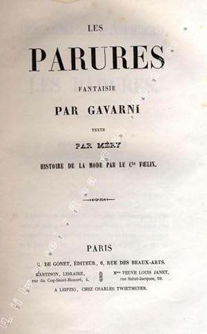 Image du vendeur pour Les Parures. Perles et parures. Fantaisie par GAVARNY. mis en vente par Librairie Chretien
