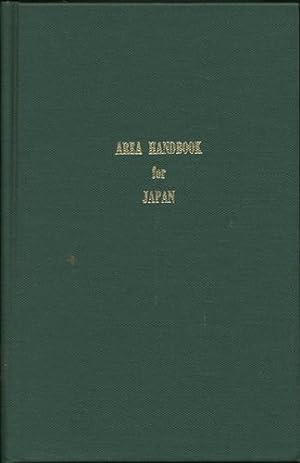Bild des Verkufers fr Area Handbook for Japan zum Verkauf von Kaaterskill Books, ABAA/ILAB