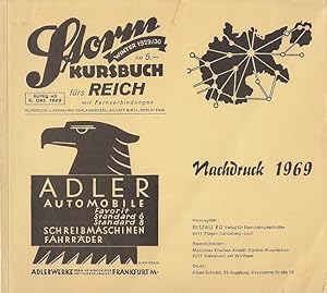 Kursbuch fürs Reich mit Fernverbindungen, Winter 1929/30 / Deutsche Reisbahn