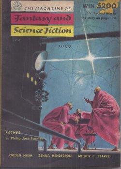 Bild des Verkufers fr The Magazine of FANTASY AND SCIENCE FICTION (F&SF): July 1955 zum Verkauf von Books from the Crypt